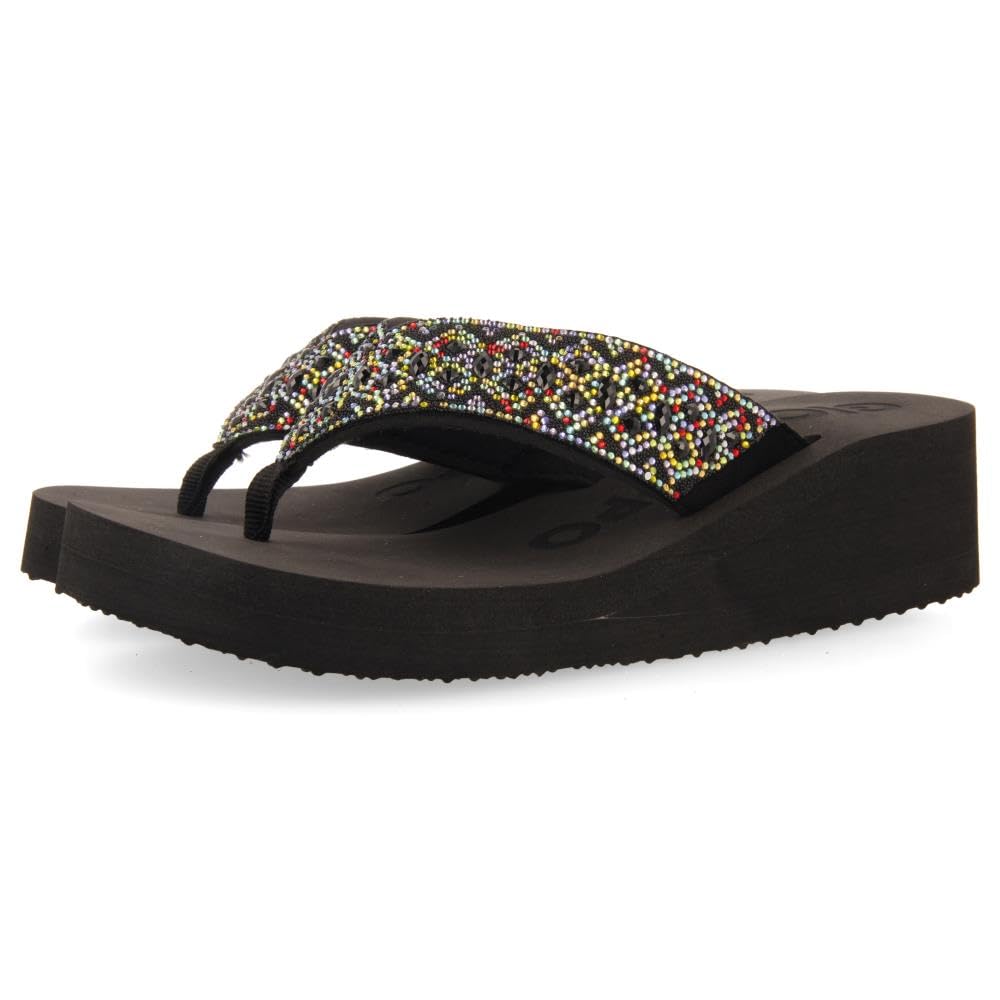 GIOSEPPO DRENOVE, Women's Flip Flops, Multicoloured, 6 UK, multicoloured, 7 UK
