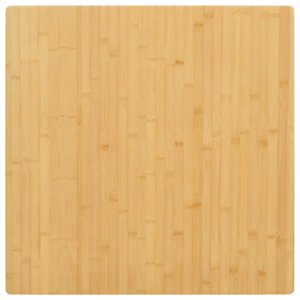 vidaXL Dessus de Table 80x80x1,5 cm Bambou, Dessus de Table à Manger, Dessus de Table en Bambou, Dessus de Table Basse, Dessus de Table carré