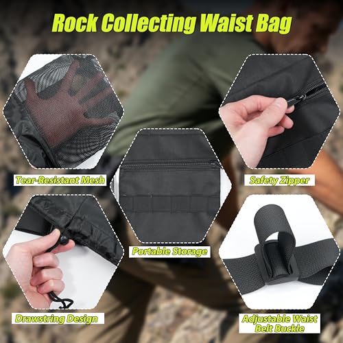 Rock Collecting Waist Bag