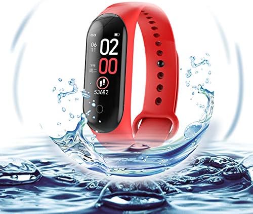 Amazon.com: Smart Band 2020 Reloj inteligente para la salud y los deportes,  con monitor de ritmo cardíaco y presión arterial, banda de ejercicio,  contador de calorías, resistente al agua para unisex {Negro} :