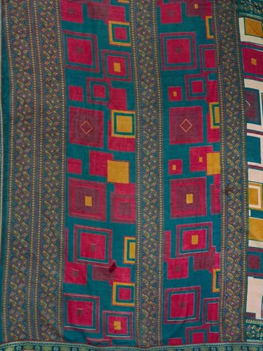 Image of SIRIL Women's Georgette Printed Saree with Unstitched Blouse Piece