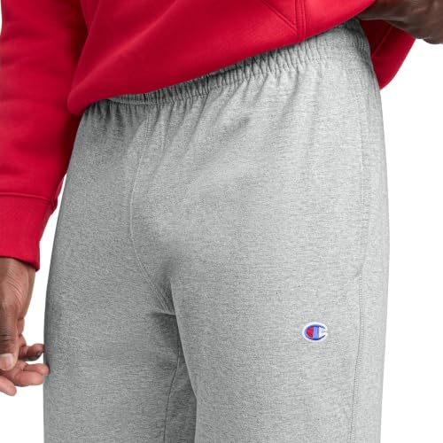 Image of Champion Men's Open-Bottom Lounge Pants, Standard Fit, Lightweight, 100% Cotton, Available in Regular and Big & Tall