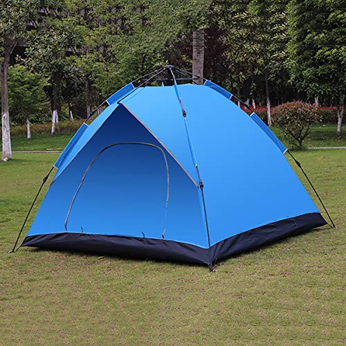 Tentes de camping bleues légères avec ouverture rapide automatique