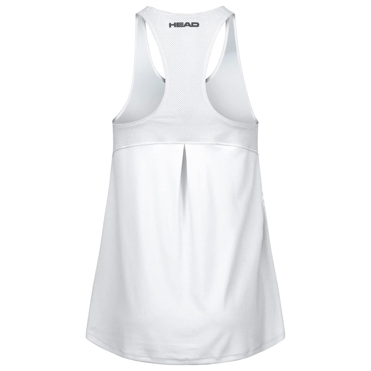 HEAD Agility tank top dziewczęcy, biały/nadruk, 140