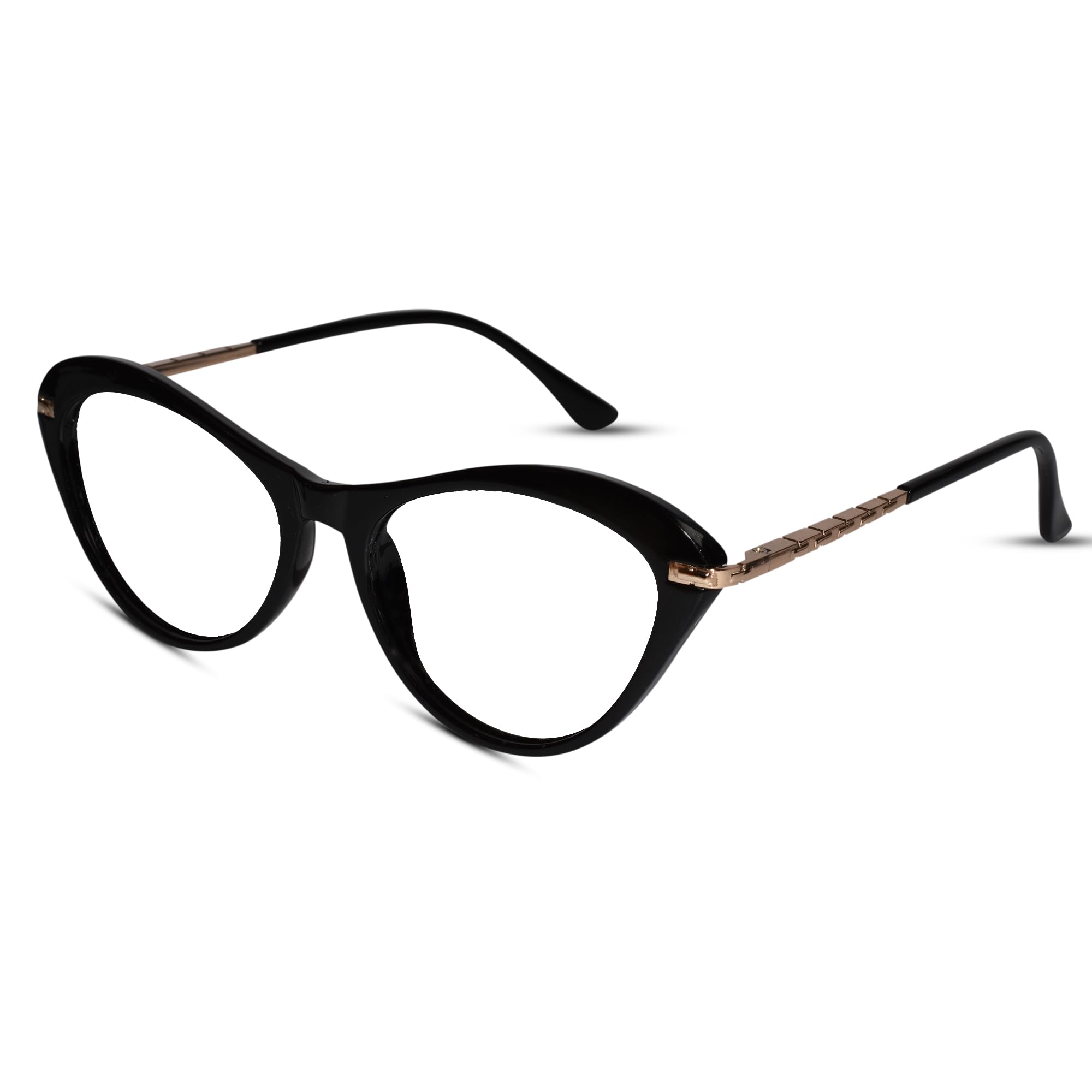 LENSKANDY | Premium Bluecut Computer Glasses | Protect Eye Strain | Cat Eye Shape | Women Medium | Black | (LKCG9110-BLK) (B0D92P7TVD) Amazon Price History, Amazon Price Tracker