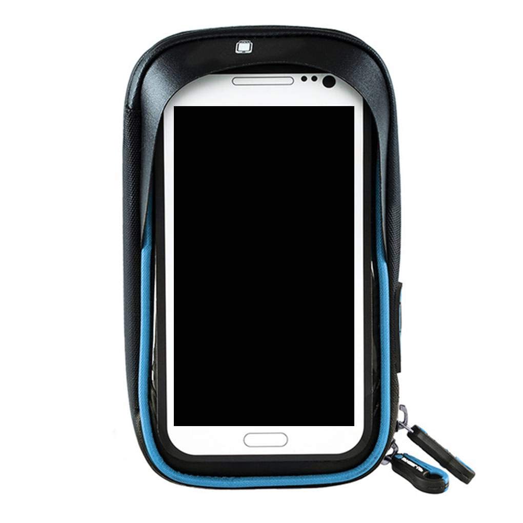 Junecat Motorcycle Handlebar Phone Waterproof Case Bag Black Bicycle Handlebar Phone Holder Stand