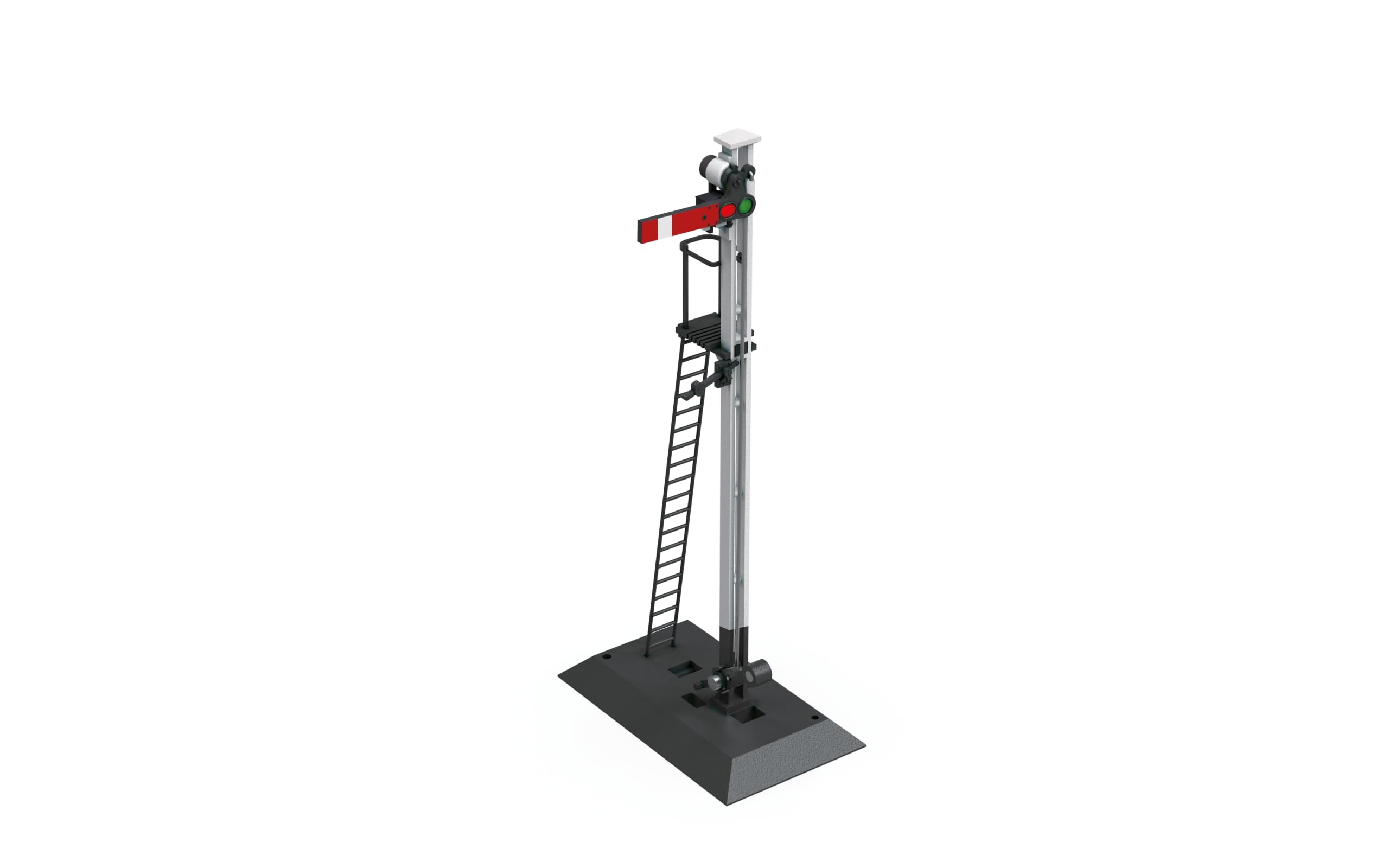 Hornby TT120 TT8045 TT Gauge Home Signal - Extra Track Pieces for Model Railway Sets, Toy Train Track Pieces, Model TT Signal Piece - Hobbies for Men - Scale 1:120