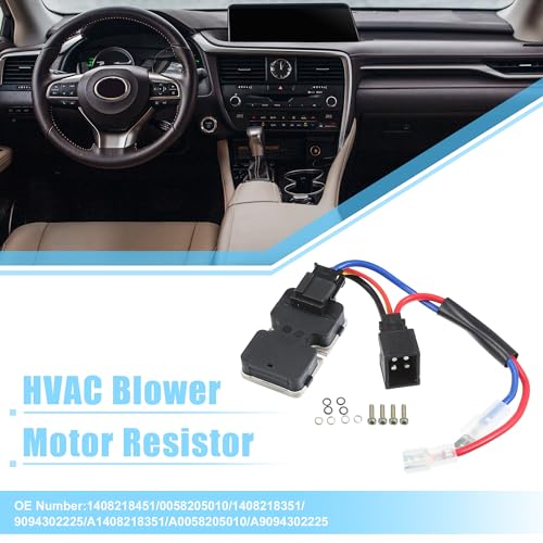 Image of ACROPIX HVAC Heater Blower Motor Resistor Temp Control Regulator Fit for Mercedes-Benz S320 S420 S500 S600 94-99 No.1408218451 /0058205010 - Pack of 1