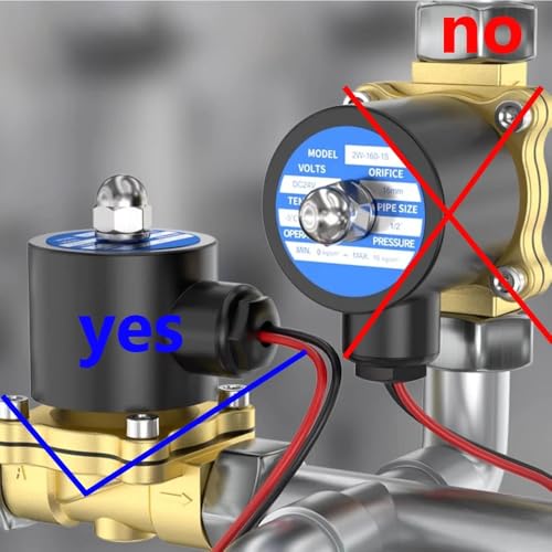 Électrovanne électrique DN25 normalement fermée 12V laiton