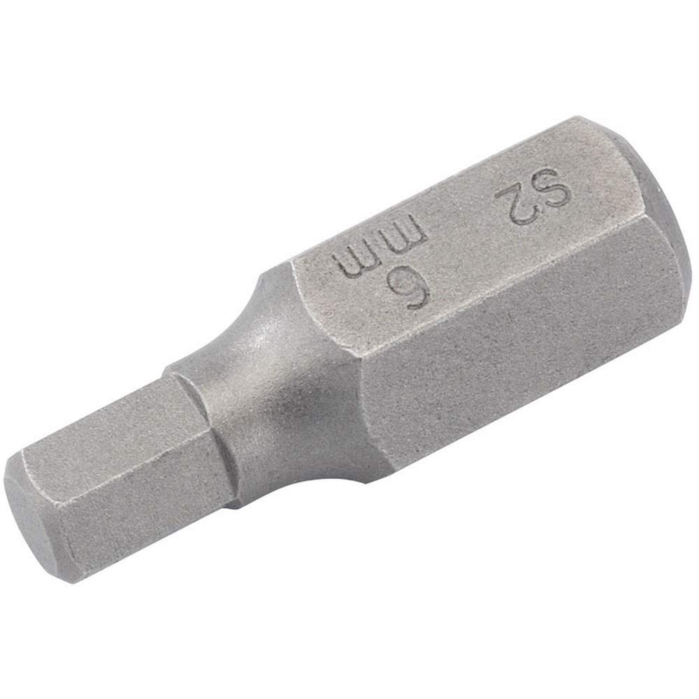 Draper 33327 Hexagonal 6 mm Insert Bits for Mechanic’s Bit Sets, 30 mm Length