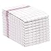 ZOLLNER Set de 10 torchons, Coton, 50x70 cm, Rouge à Carreaux, 170g/m²