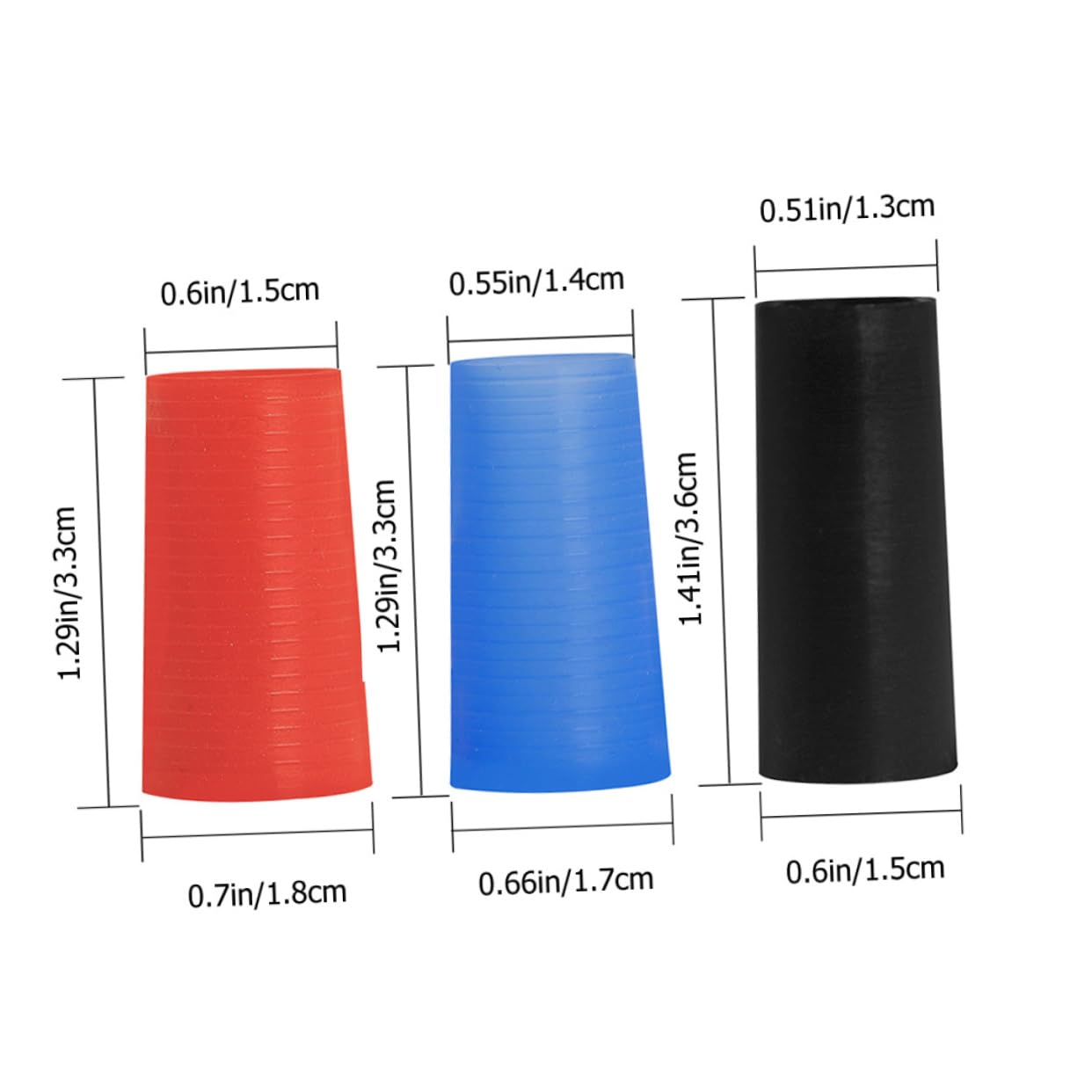 VANZACK 6Pcs Alto Saxophone Neck Sleeve Soft Ring Assortment for Comfortable Play Easy to Install Alto Tenor Sax Accessories