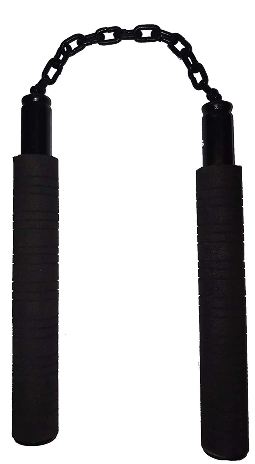 See full amazon price history chart for Esha® Nunchaku/Nunchuks/Chainsticks/Chukasticks/Full Rubber Foam-Black 1- Piece Wooden Handle 10" with 9" Black Metal Chain,Pack of 1,(Martial Art & Equipment Nanchaku) ZX10 Esha® Nunchaku/Nunchuks/Chainsticks/Chukasticks/Full Rubber Foam-Black 1- Piece Wooden Handle 10" with 9" Black Metal Chain,Pack of 1,(Martial Art & Equipment Nanchaku) ZX10 (B08YRRPRQH) Amazon Price History, Amazon Price Tracker