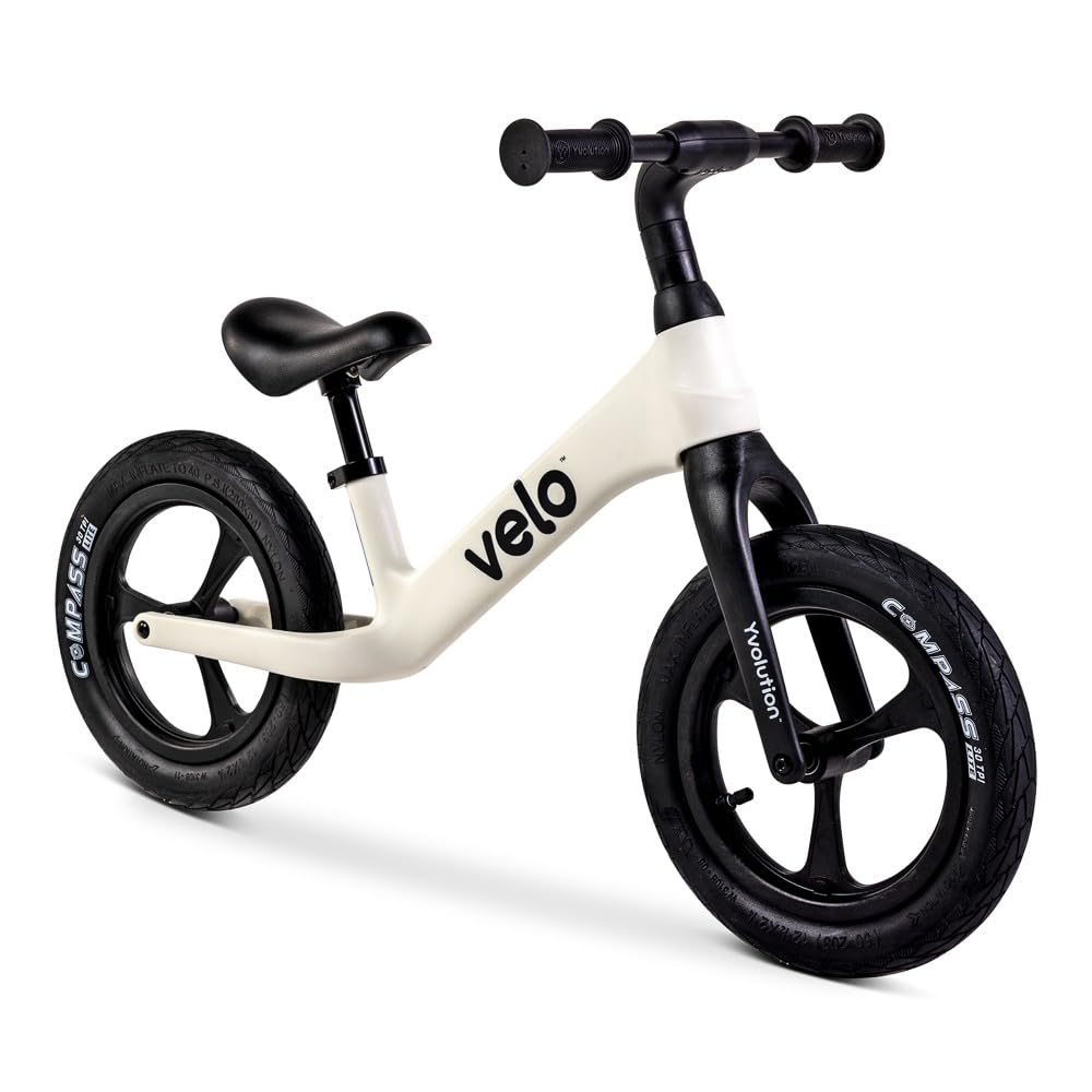 Yvolution Draisienne Pro (Couleur Blanche, Charge maximale : 30 kg, avec siège et Guidon réglables, Roues 12") 5024775