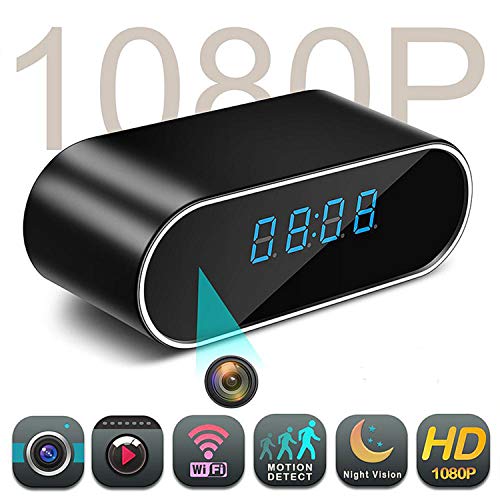 Hidden Camera Clock Spy Camera WiFi Wireless Full HD 1080P Security Camera Night