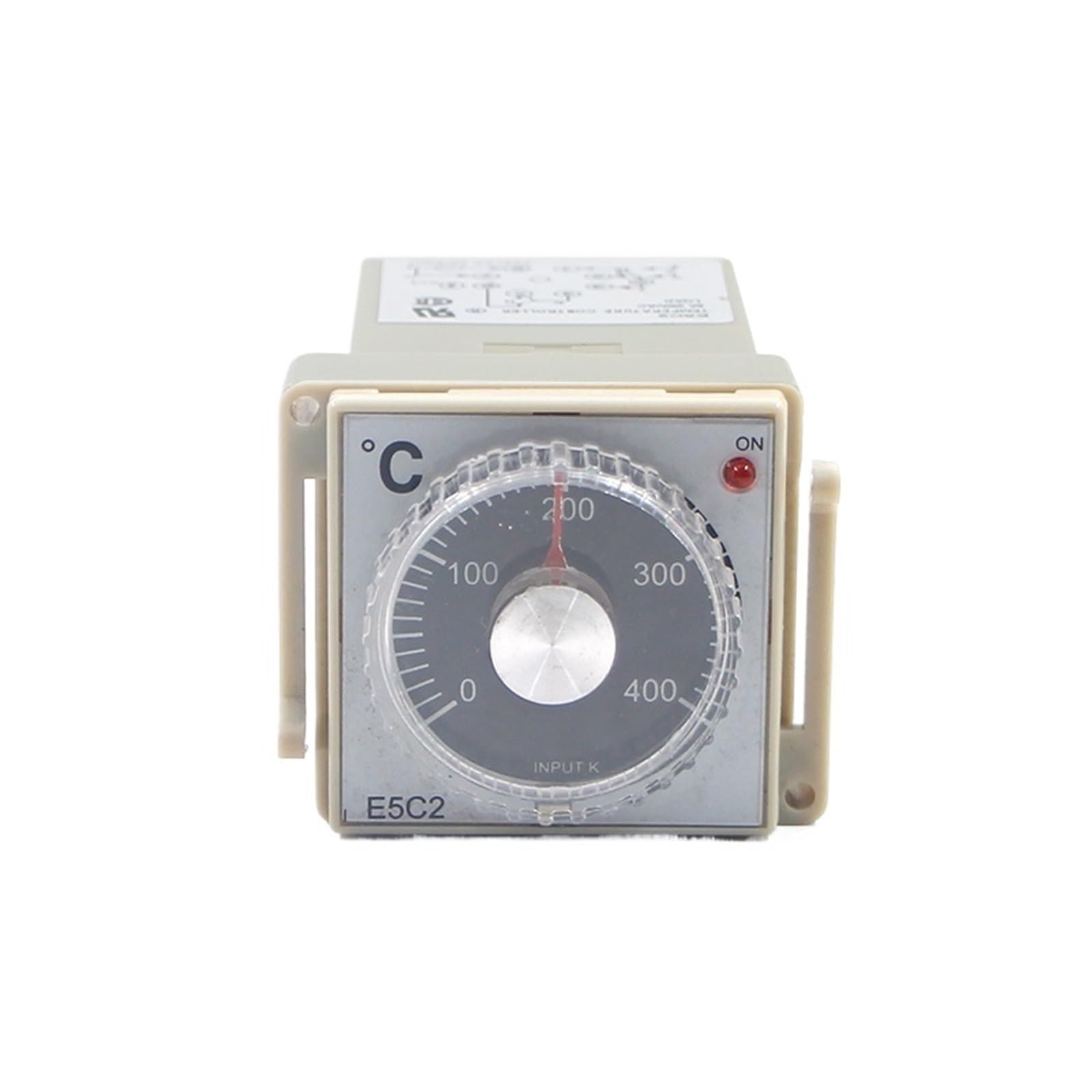 Wyjście przekaźnikowe Wejście K 0-400C wskaźnik z szyną prowadzącą wtyczki Typ 48 x 48 mm termostat AC 110V-220V Regulator temperatury (bez gniazdka)