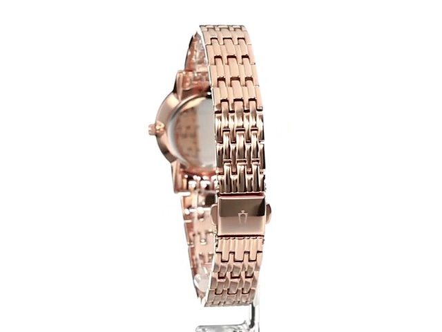 Women\'s Bulova Rose Gold Diamond Watch 97P106 Oiritaly Watch - Quartz - Woman - Bulova - 97P106 - Watches main image 4