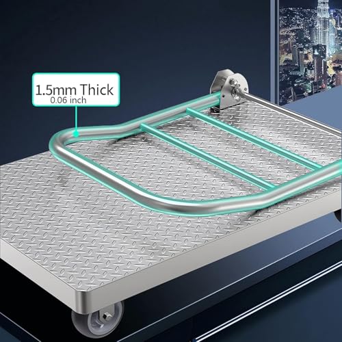 Carretilla plegable de acero resistente para uso industrial miniatura 4
