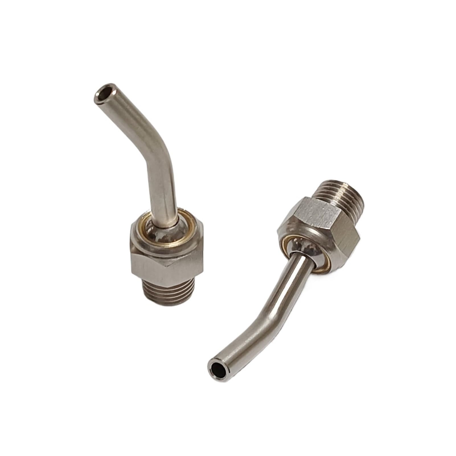 Boquilla de refrigerante de alta presión ajustable for torre de herramientas de torno CNC de acero inoxidable M8/M10/M12/M14/M16 con pulverizador de agua y refrigeración(OD 8mm ID 6mm,L 50MM_M10X1.5)