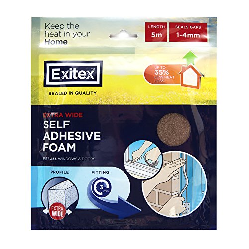 Image of Self Adhesive Foam 5M Brown M45B (1) by Exitex