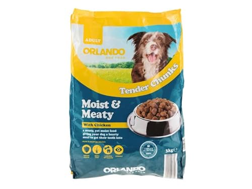 Premium Moist & Meaty Dog Food with Chicken 3kg