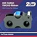 2ID - Fargo DTC1250 YMCKO Ribbon Cartridge w/Cleaning Roller | Genuine Fargo 45000 Ribbon | Prints Durable Vibrant Full Color Images, Text and Barcodes On PVC ID Cards | Rated To Last Up To 250 Prints