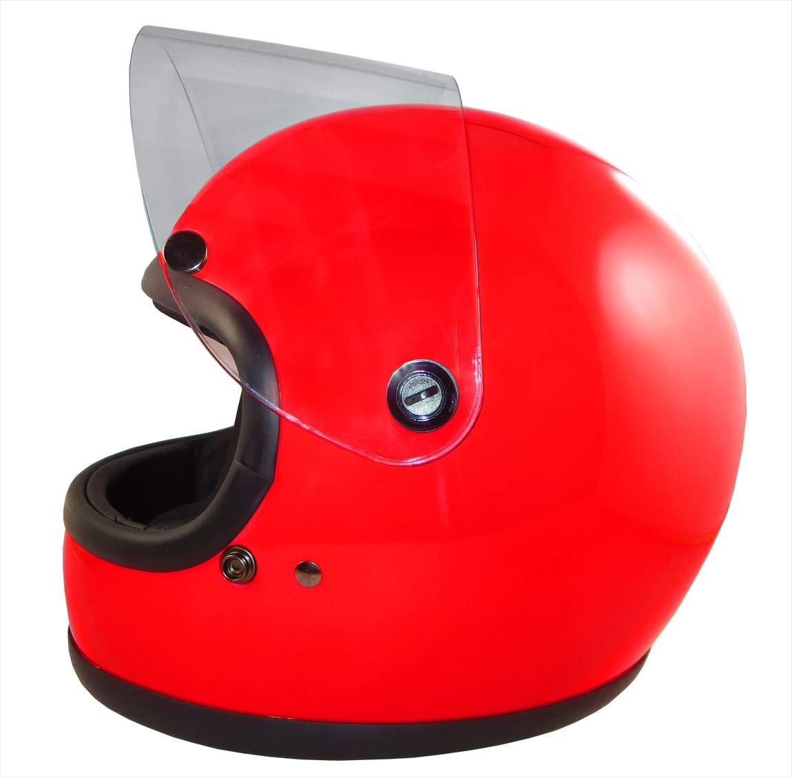 Amazon.co.jp: ZK-540 フルフェイスヘルメット（レッド）はずせる