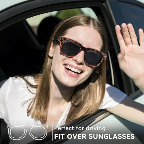 IGnaef Lightweight TR90 Polarized Fit Over Sunglasses to Wear Over Your Prescription/Reading/Regular Glasses IF10104