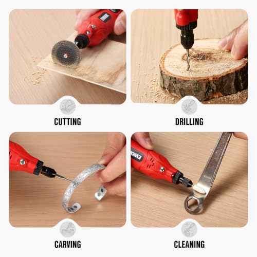 EWORK 448-Piece Rotary Tool Kit