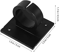 Vista 6 de SUPVOX Soporte de clip de micrófono para micrófono inalámbrico elástico extensible cuadrado clip de bandera de micrófono sin adhesivo se adapta a