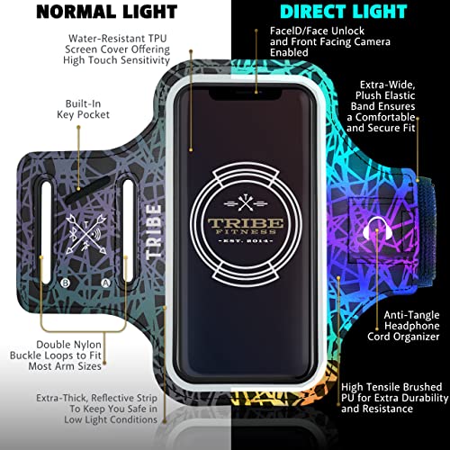 image for TRIBE Water Resistant Cell Phone Armband Case Running Holder for iPhon