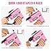 POPULO Pink Cordless Staple Gun, 2-in-1 Nail Gun Battery Powered with 2600Pcs Staples and Nails, 4V Brad Nailer Tacker Electric Stapler for Upholstery, Material Repair, Carpentry, Wood, DIY