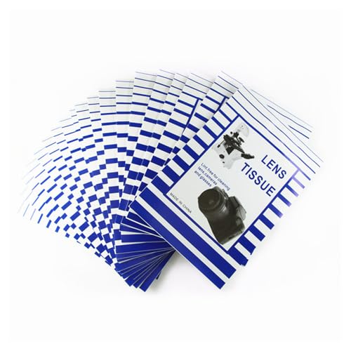 Laroal 500 fogli per la pulizia delle lenti, panni di carta per la pulizia dell'ottica, per lenti della fotocamera, filtri per occhiali, lettori di schermo, tastiere, salviette