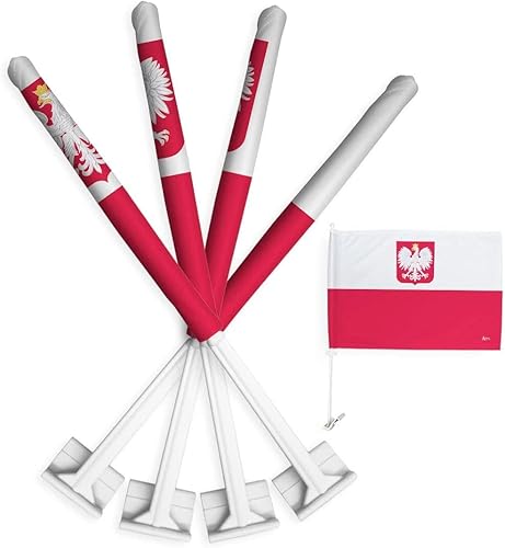 Miniatura 152 de Bandera de Estados Unidos con poste para coche, bandera para carros, 2 unidades, bandera de América, capó para auto, 4 de julio, decoración