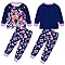 Ensemble 2 pièces Pyjama pour Garçons et Filles K pop D-Demon H-Hunters H-Huntrix T-Shirt et Pantalon vêtements de Nuit avec pour Enfants Pyjamas pour Filles Ensemble Halloween Carnaval Fête