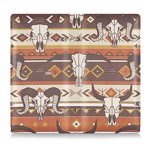 Kigai Western Aztec Car Registration and Insurance Holder Vehicle Glove Box Organizer Car Document Holder for Driver's License and Cards