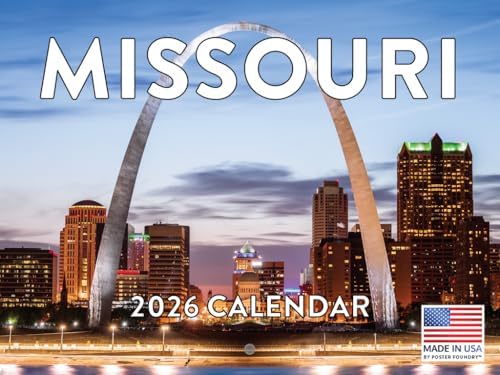 Missouri Calendar 2026 Wall 12 Month Monthly MO Scenic Souvenirs ...