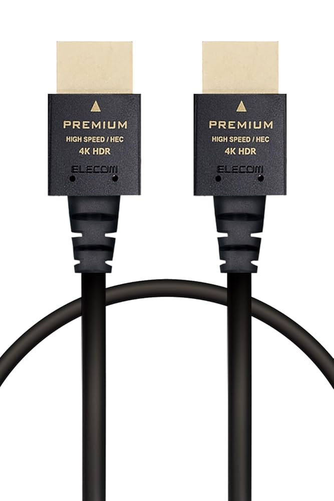 エレコム HDMI ケーブル 1m 4K × 2K対応 スーパースリム 送料込み Amazon | エレコム HDMI ケーブル 1m スーパースリム ハイ