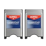 LILIWELL CF to PCMCIA Ata Adapter CF to PC Card Adapter 2 Pack