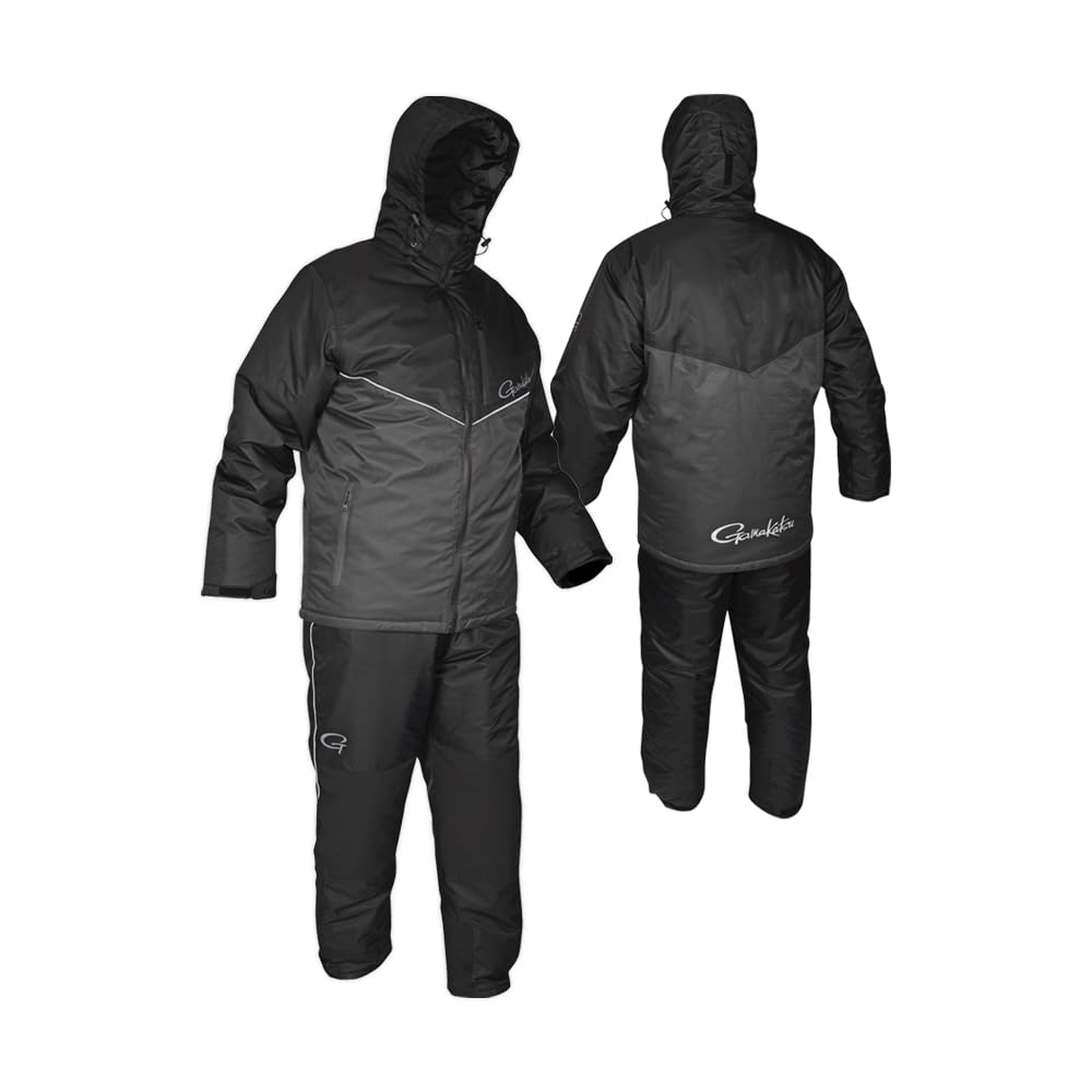 Gamakatsu G-Thermo Pro T140 Thermoanzug - Wasserdichter Winteranzug mit 3M Thinsulate Isolierung und Fleecefutter - Ideal für Winter Outdoor-Aktivitäten, Angeln und Camping