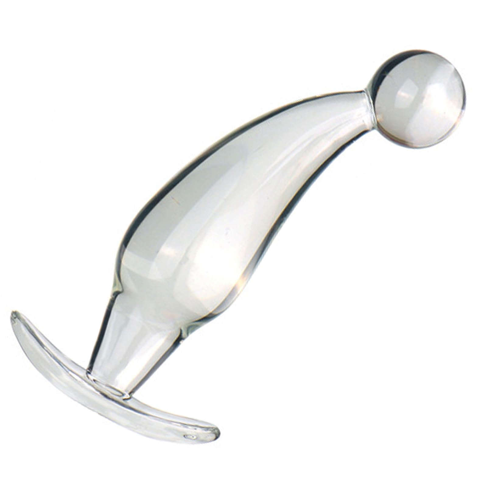 Glass Butt Plug Anal Trainer Prostate Massager Crystal G-spot Dildo Cylinder Shaped Pleasure Wand Crystal Penis Glass Sex