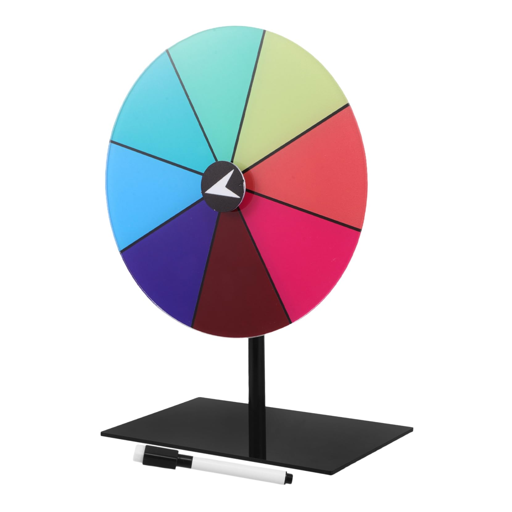 ABOOFAN Turntable Entertainment Props Wheel of Fortune Board Game Lucky Prize Wheel Spinner Wheel for Prizes Game Wheel Spinning Prize Wheel Game Prizes Luck Wheel Party Games Acrylic
