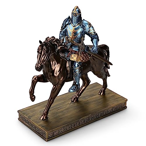 Estatua Caballero Guerrero de Caballería Azul miniatura 1
