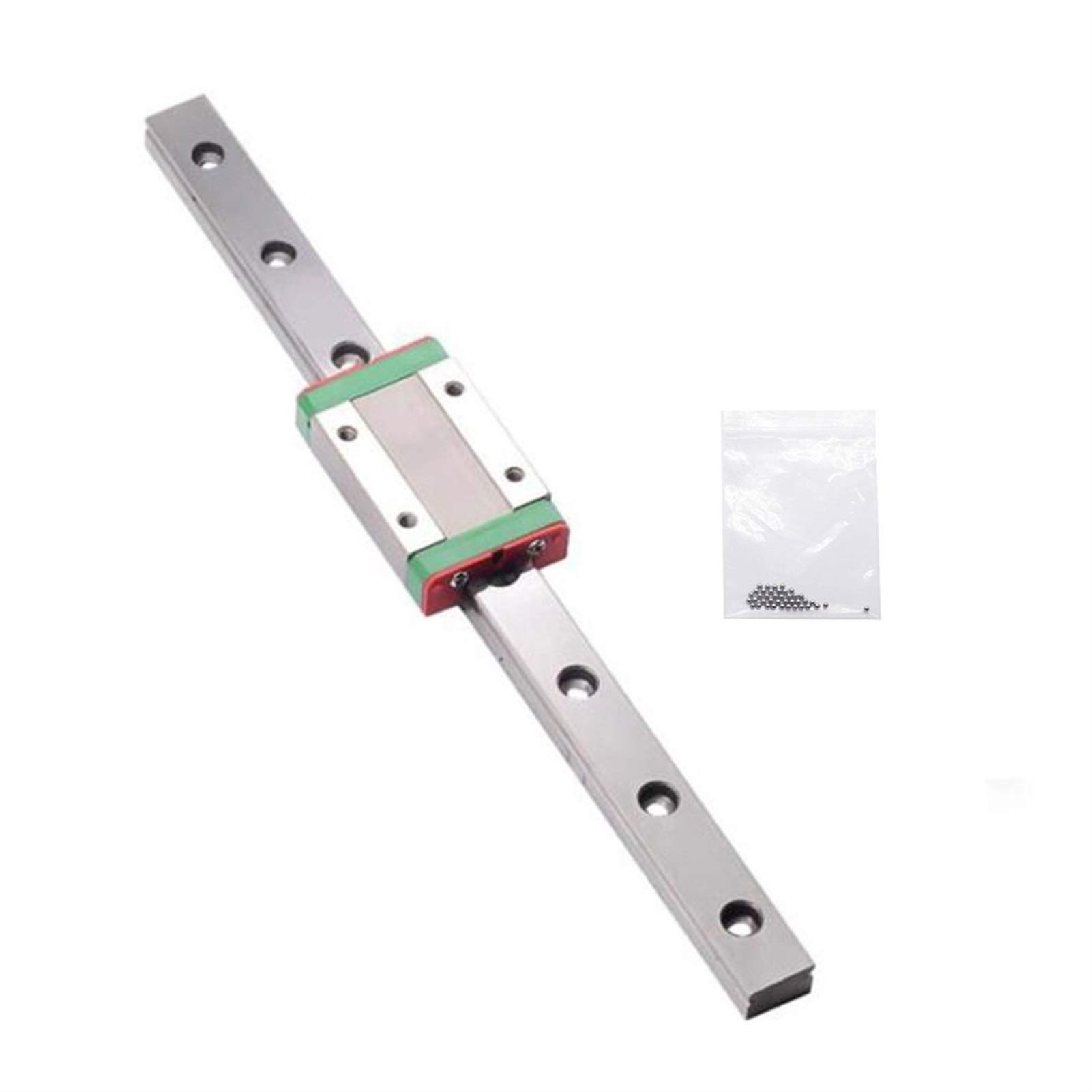 zxxin-Guide lineari, Guida della Guida lineare da 1pc 150mm 400mm, MGN9C MGN9H MGN12C MGN12H MGN12C MGN15H, con cursore MGN 1PC, Durevole (Color : MGN9H, Guide Length : 550mm)