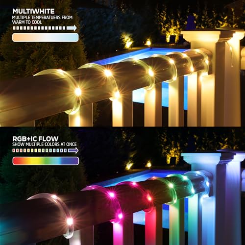 Tira LED RGB Energizer 50 pies impermeable Wi-Fi miniatura 5