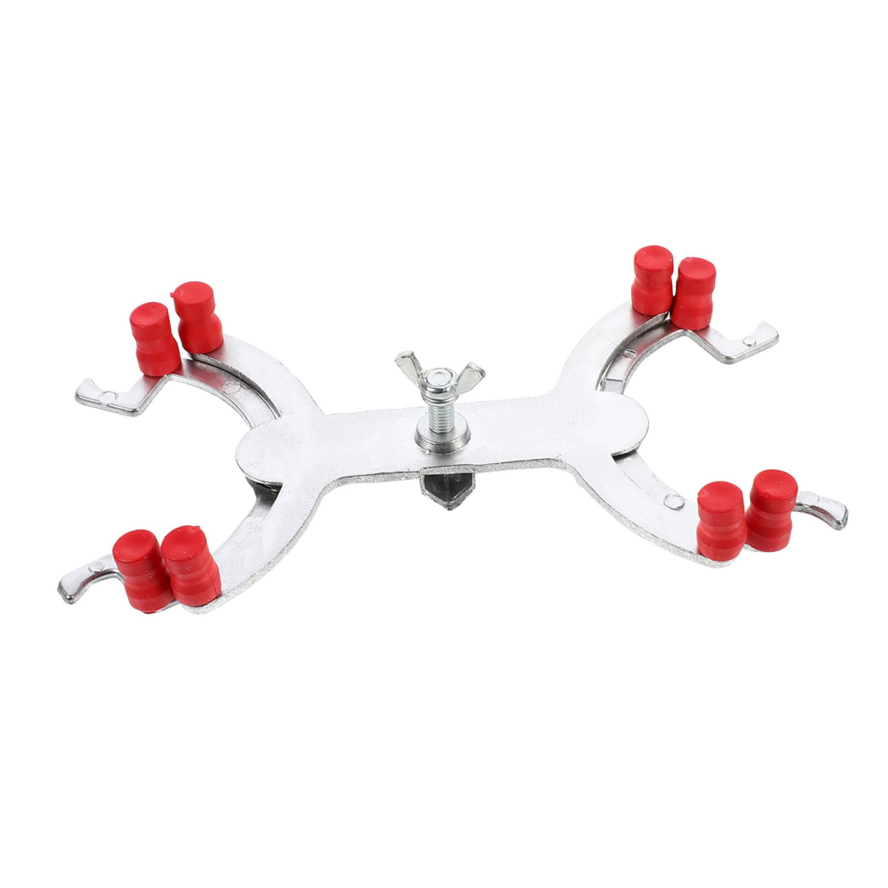 MUSISALY Double Buret Clamp Aluminum Clip for Titration Table Lightweight Easy to Use