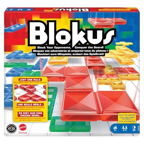Mattel Games Blokus Family Strategy Board Game Cover