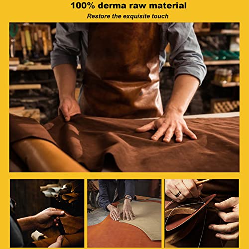 Genuine Leather Medieval Coin Purse, Waist Bag Coin Organizer Change Holder Small Leather Drawstring Pouch for Men & Women (Red)2