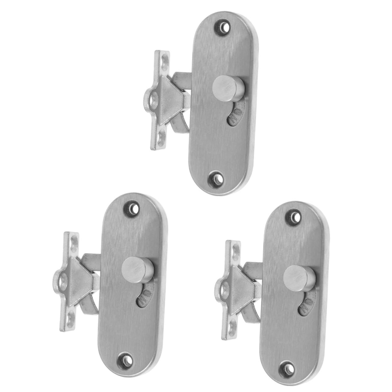 Gatuida 3stücke Sliding Door Lock Türverriegelung Langlebiges Und Rostfreies Design Geeignet Für Schiebetüren Und Stalltüren Schützt Privatsphäre Und Installieren