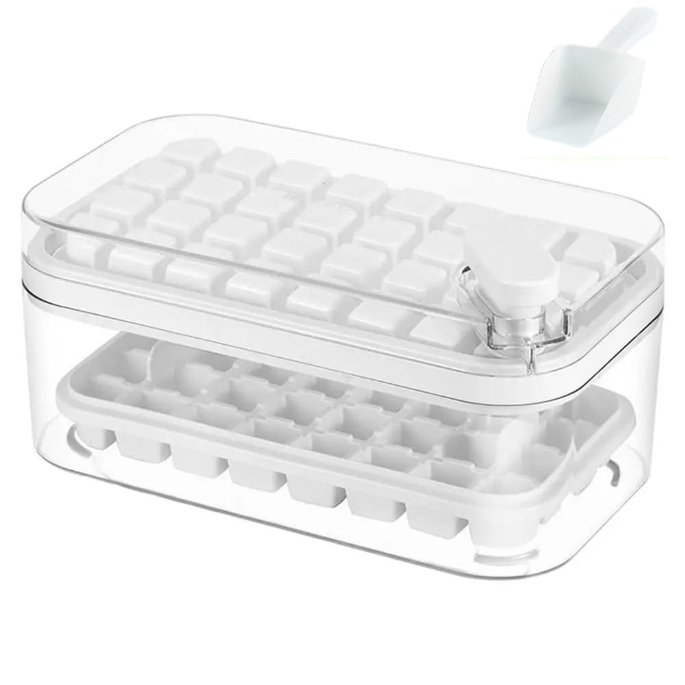 CTRLZS Container with Lid Molds Ice Trays for Freezer Tray Mold Ice Freezer Container Removable